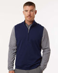 Adidas A599, Men's Club Quarter-zip Vest, Black