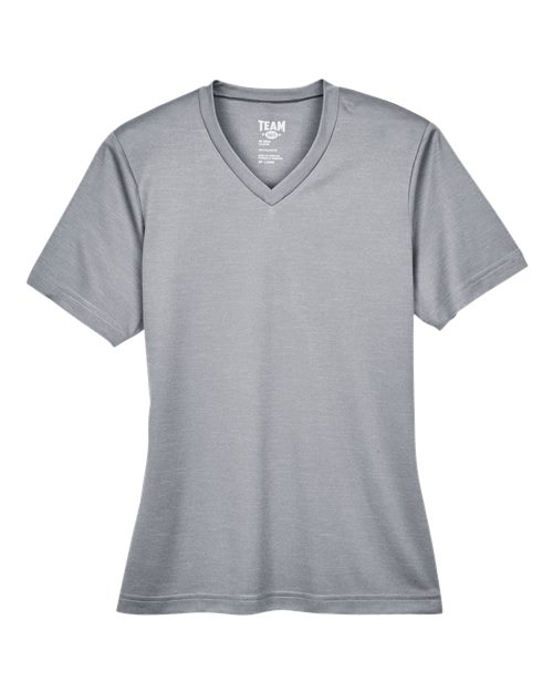 Team 365 TT11HW, Women's Sonic Heather Performance T-shirt, Athletic Heather