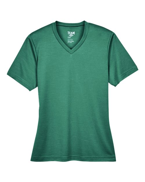 Team 365 TT11HW, Women's Sonic Heather Performance T-shirt, Sport Forest Heather