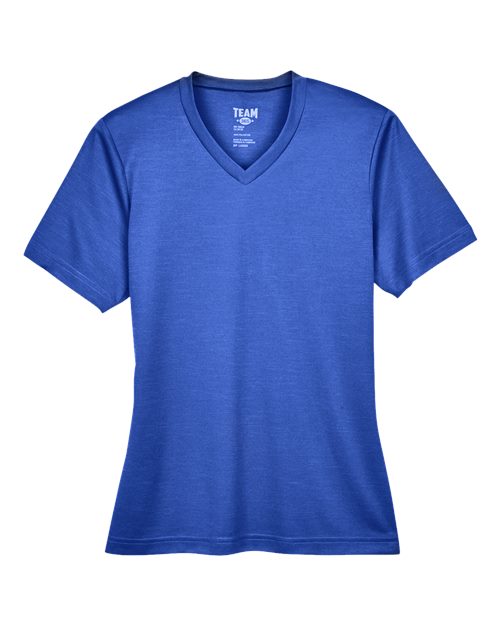 Team 365 TT11HW, Women's Sonic Heather Performance T-shirt, Sport Royal Heather