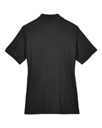 Harriton M265W, 13861 Women's Easy Blend Polo, Black