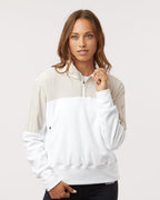 Adidas A601, Women's Fleece Quarter-zip Pullover, Alumina
