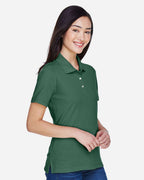 Harriton M265W, 13861 Women's Easy Blend Polo, Hunter