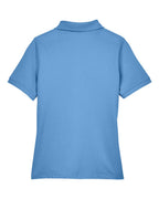 Harriton M265W, 13861 Women's Easy Blend Polo, Light College Blue