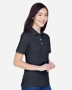Harriton M265W, 13861 Women's Easy Blend Polo, Navy