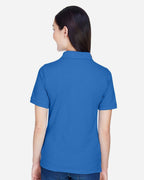 Harriton M265W, 13861 Women's Easy Blend Polo, True Royal