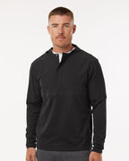 Adidas A607, Men's Half-zip Hooded Anorak, Black