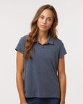 Adidas A690, Women's Blended Polo, Collegiate Navy Melange