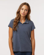 Adidas A690, Women's Blended Polo, Collegiate Navy Melange