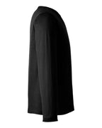 Harriton M118L, 13866 Unisex Charge Snag And Soil Protect Long Sleeve T-shirt, Black