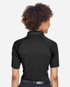 Harriton M211W, 13867 Women's Advantage Tactical Polo, Black