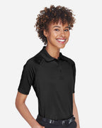 Harriton M211W, 13867 Women's Advantage Tactical Polo, Black
