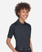 Harriton M211W, 13867 Women's Advantage Tactical Polo, Dark Charcoal