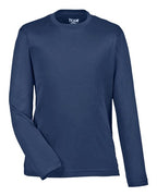 Team 365 TT11YL, Youth Zone Performance Long Sleeve T-shirt, Sport Dark Navy
