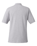 Harriton 13868, M200 Men's Pique Polo, Grey Heather