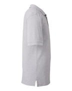 Harriton 13868, M200 Men's Pique Polo, Grey Heather