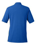 Harriton 13868, M200 Men's Pique Polo, True Royal