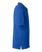 Harriton 13868, M200 Men's Pique Polo, True Royal