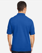 Harriton 13868, M200 Men's Pique Polo, True Royal