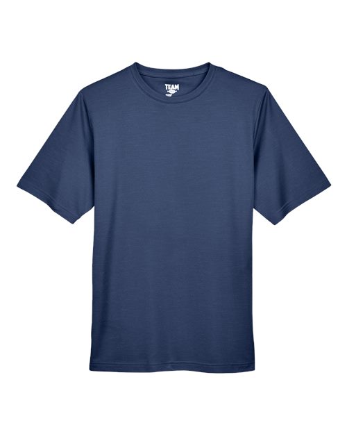 Team 365 TT11H, Men's Sonic Heather Performance T-shirt, Sport Dark Navy Heather