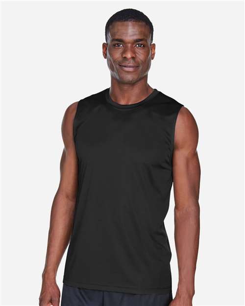 Team 365 TT11M, Men's Zone Performance Muscle T-shirt, Black