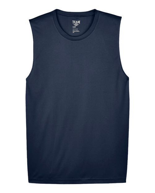 Team 365 TT11M, Men's Zone Performance Muscle T-shirt, Sport Dark Navy