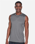 Team 365 TT11M, Men's Zone Performance Muscle T-shirt, Sport Graphite