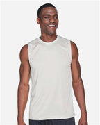 Team 365 TT11M, Men's Zone Performance Muscle T-shirt, Sport Silver
