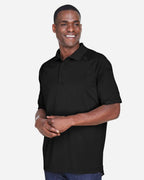 Harriton M211, 13875 Men's Advantage Tactical Performance Polo, Black