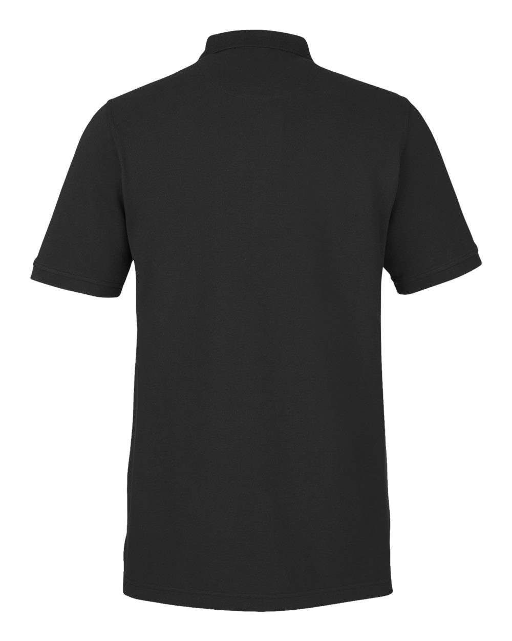 Harriton M205, 13877 Men's Valiant Cotton Snag Protect Polo, Black