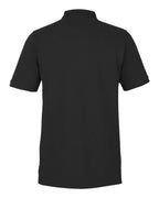 Harriton M205, 13877 Men's Valiant Cotton Snag Protect Polo, Black