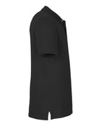 Harriton M205, 13877 Men's Valiant Cotton Snag Protect Polo, Black