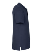 Harriton M205, 13877 Men's Valiant Cotton Snag Protect Polo, Dark Navy