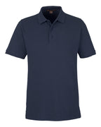 Harriton M205, 13877 Men's Valiant Cotton Snag Protect Polo, Dark Navy