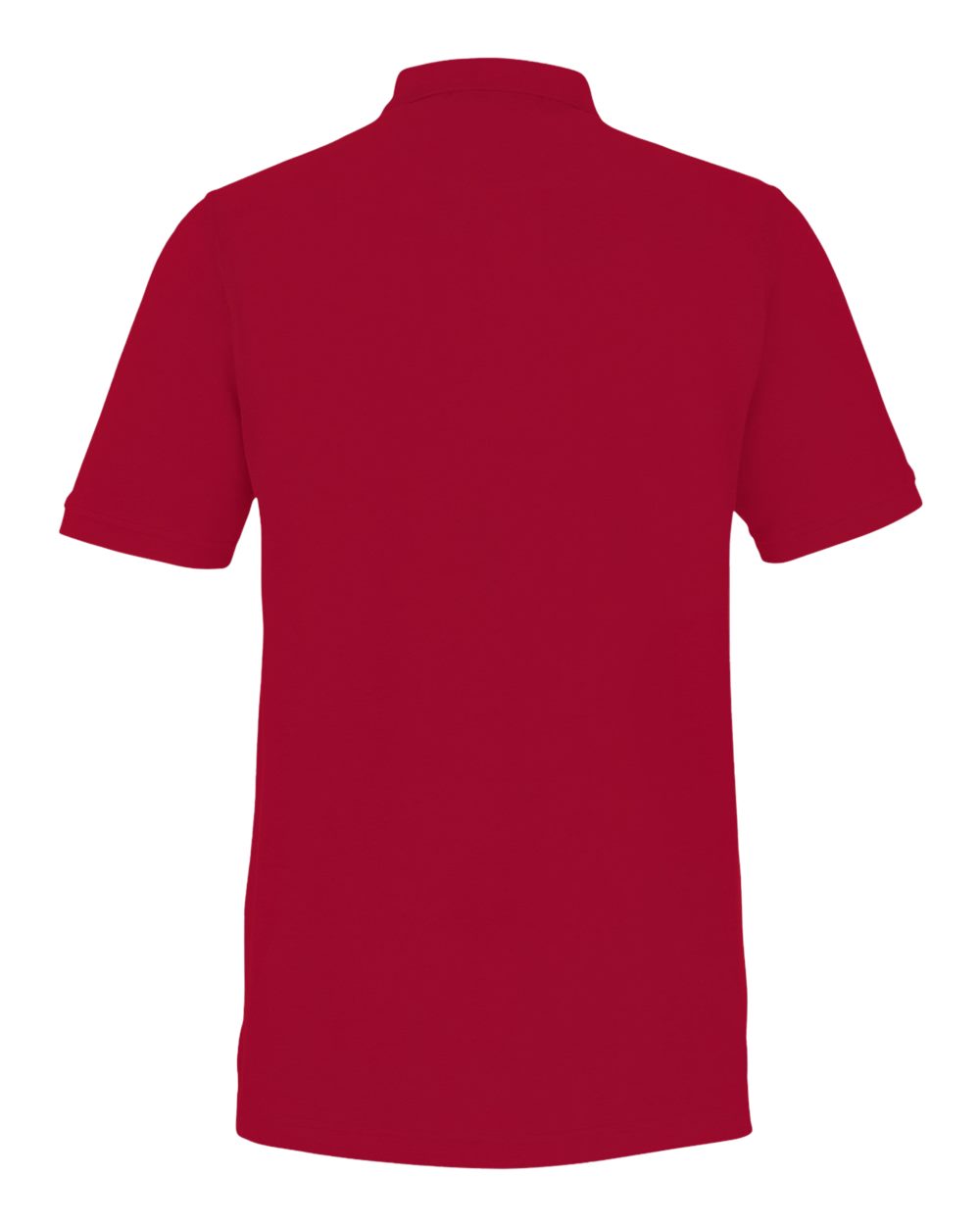 Harriton M205, 13877 Men's Valiant Cotton Snag Protect Polo, Red