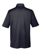 Harriton M348P, 13882 Men's Advantage Snag Protection Plus Il Pocket Polo, Black
