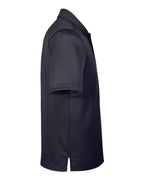 Harriton M348P, 13882 Men's Advantage Snag Protection Plus Il Pocket Polo, Black