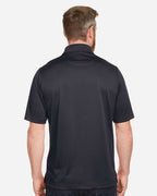 Harriton M348P, 13882 Men's Advantage Snag Protection Plus Il Pocket Polo, Black