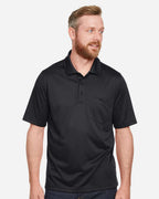 Harriton M348P, 13882 Men's Advantage Snag Protection Plus Il Pocket Polo, Black