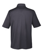 Harriton M348P, 13882 Men's Advantage Snag Protection Plus Il Pocket Polo, Dark Charcoal