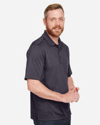 Harriton M348P, 13882 Men's Advantage Snag Protection Plus Il Pocket Polo, Dark Charcoal