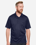 Harriton M348P, 13882 Men's Advantage Snag Protection Plus Il Pocket Polo, Dark Navy