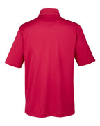Harriton M348P, 13882 Men's Advantage Snag Protection Plus Il Pocket Polo, Red