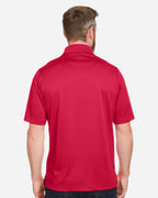 Harriton M348P, 13882 Men's Advantage Snag Protection Plus Il Pocket Polo, Red