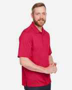 Harriton M348P, 13882 Men's Advantage Snag Protection Plus Il Pocket Polo, Red