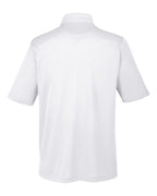 Harriton M348P, 13882 Men's Advantage Snag Protection Plus Il Pocket Polo, White