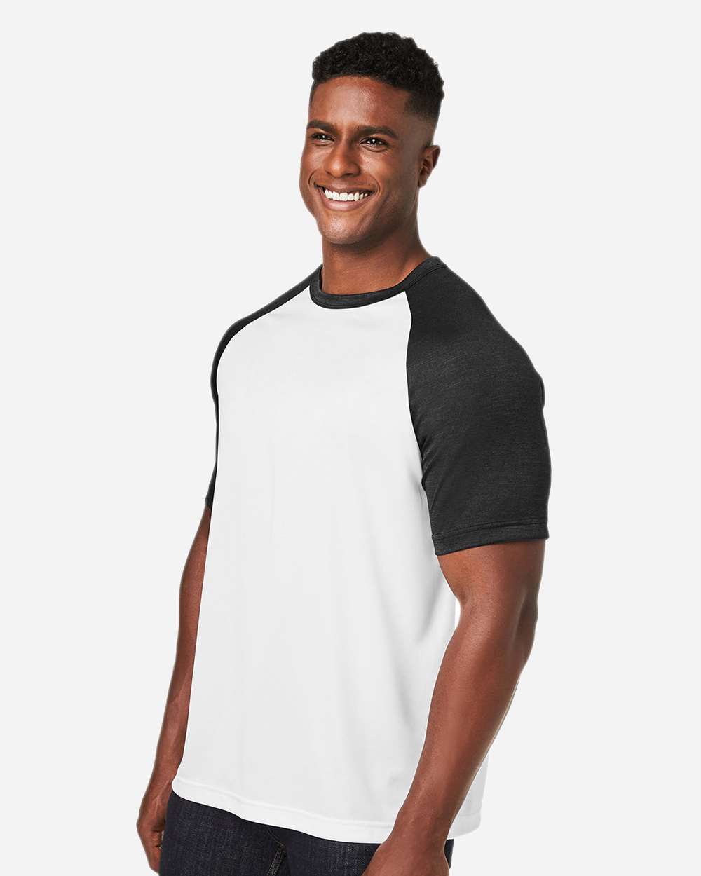 White/ Black Heather