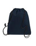 Q-Tees Q1235, Non-woven Drawstring Bag, Black