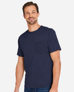 Harriton M118, 13886 Unisex Charge Snag And Soil Protect T-shirt, Dark Navy