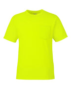 Harriton M118, 13886 Unisex Charge Snag And Soil Protect T-shirt, Safety Yellow